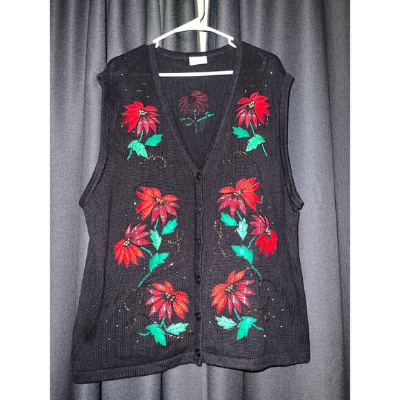 Ugly Christmas Sweater Vest Xmas Size XL - Picture 1 of 2